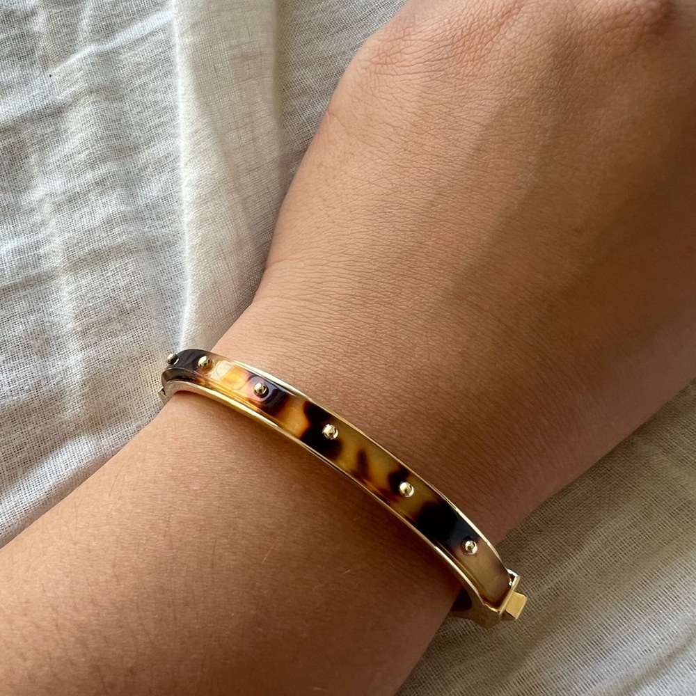 Ralph Lauren Gold and Brown Bracelet